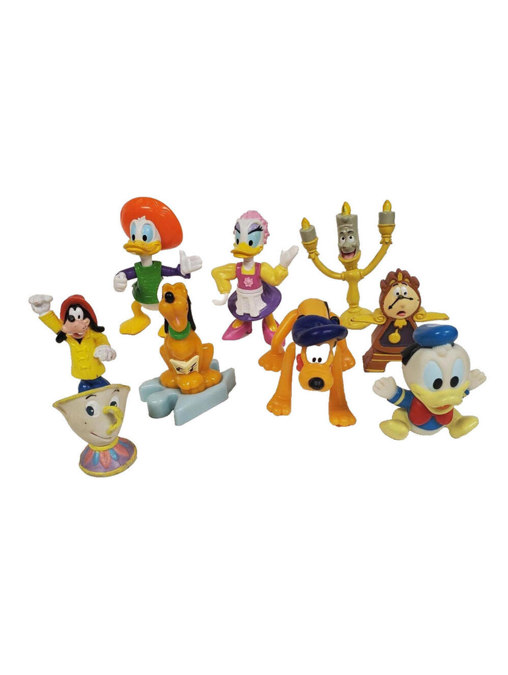Lot of 9 Various Disney Toy Figures 2" - 3.5"